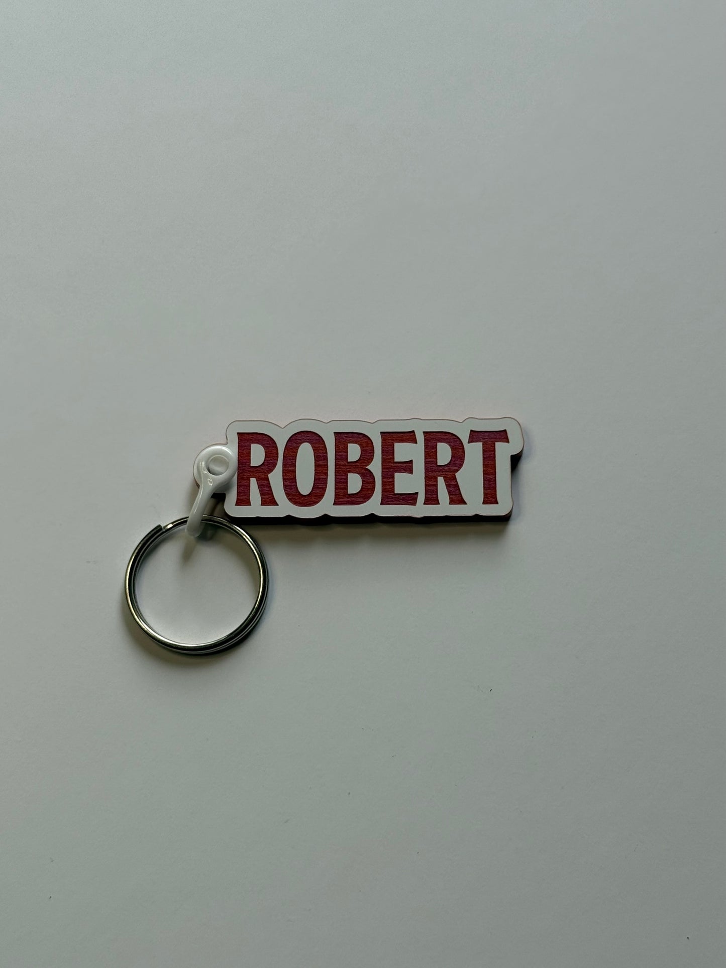 Personalized Name Keychains – Custom Two-Tone Acrylic