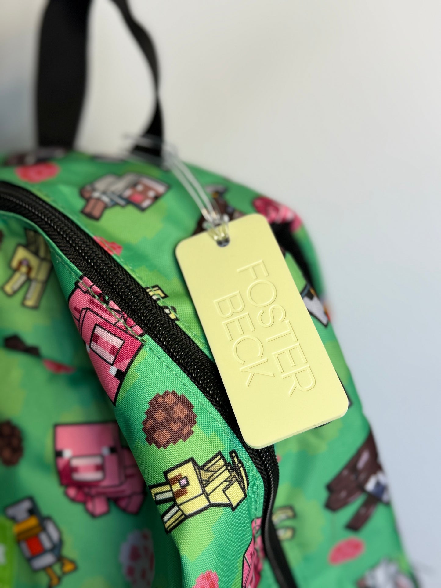 Personalized Matte Acrylic Backpack Tags