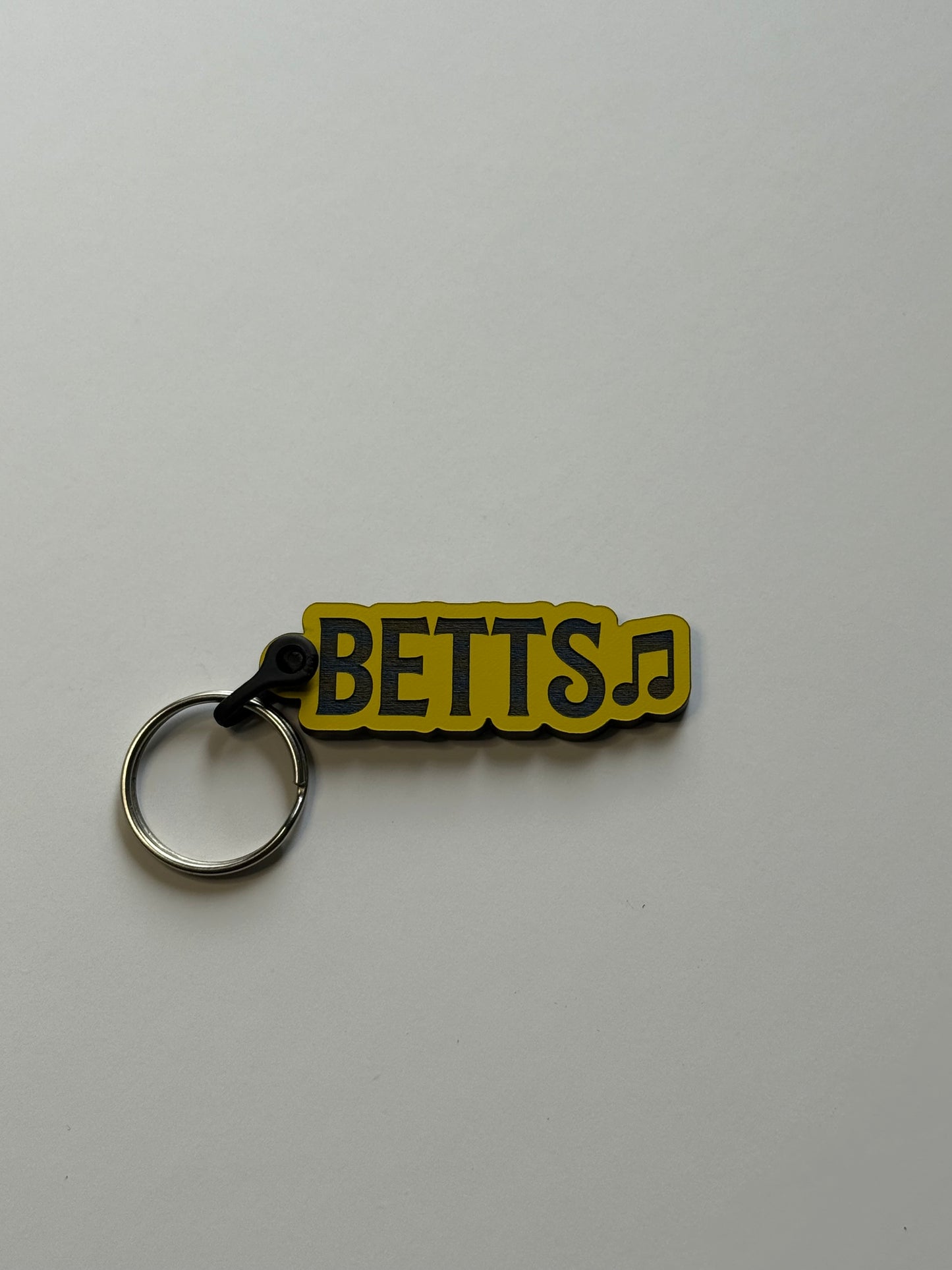 Personalized Name Keychains – Custom Two-Tone Acrylic