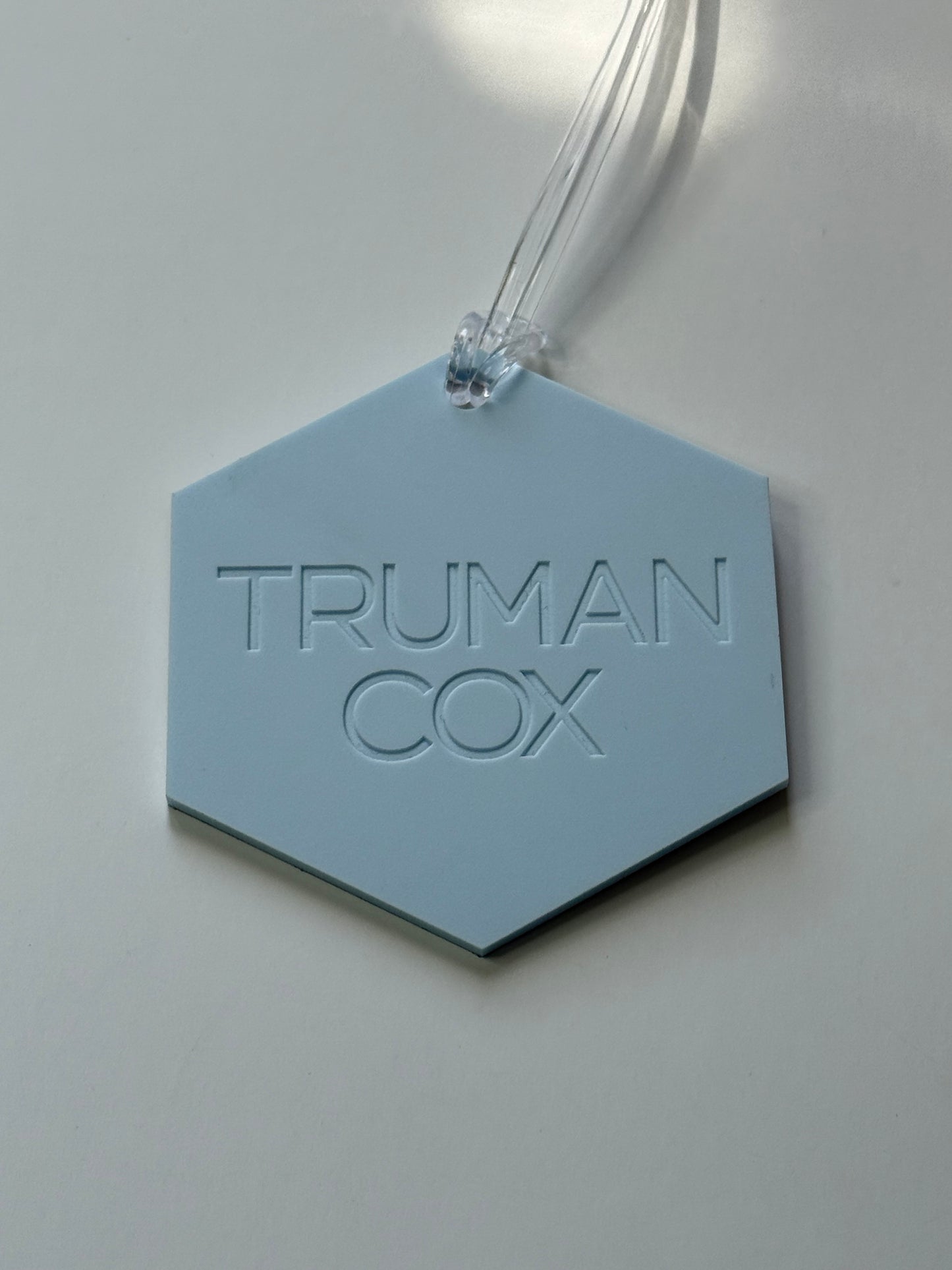 Personalized Matte Acrylic Backpack Tags