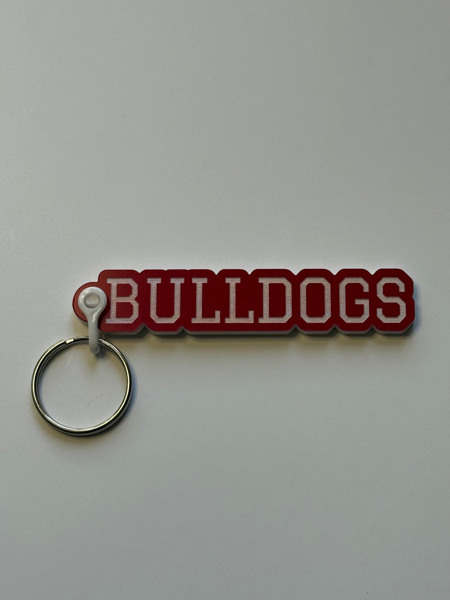 Personalized School Mascot Keychains – Custom Two-Tone Acrylic