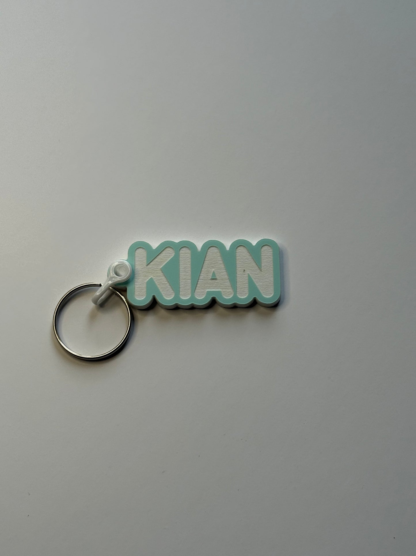 Personalized Name Keychains – Custom Two-Tone Acrylic