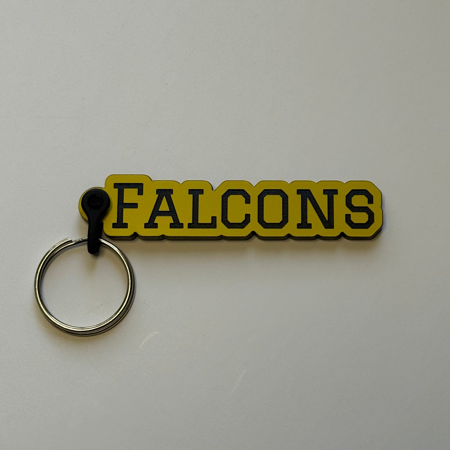 Personalized School Mascot Keychains – Custom Two-Tone Acrylic