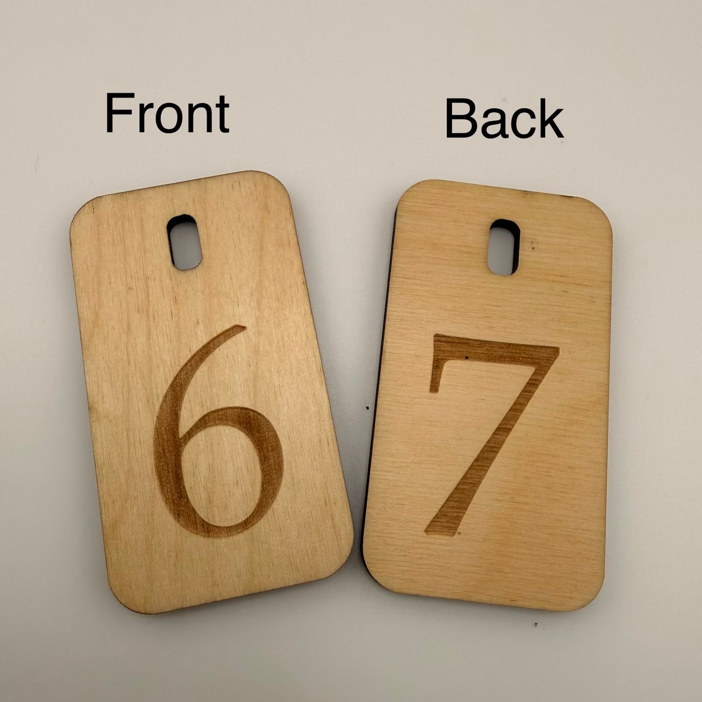 Extra Book Tracker Number Cards