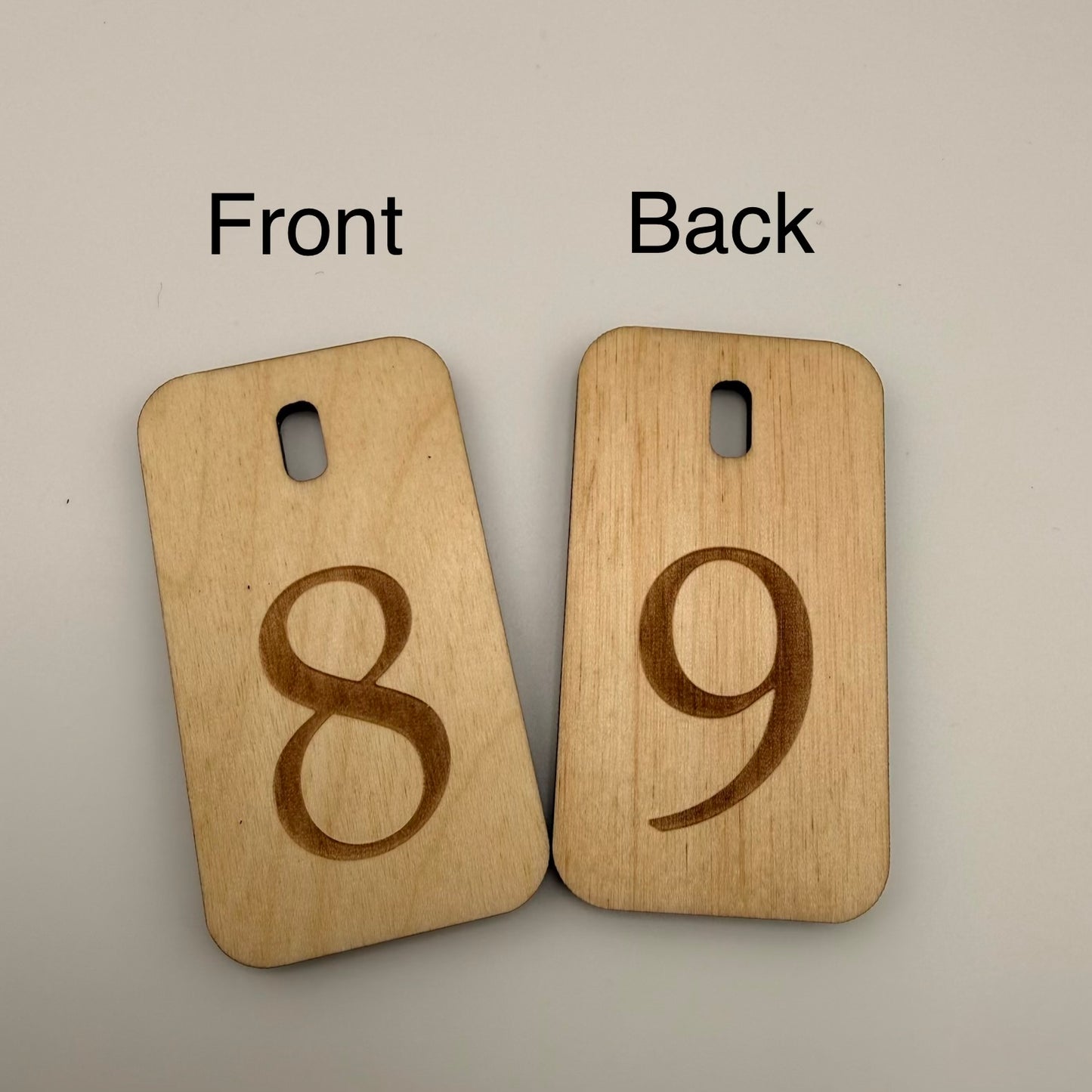 Extra Book Tracker Number Cards