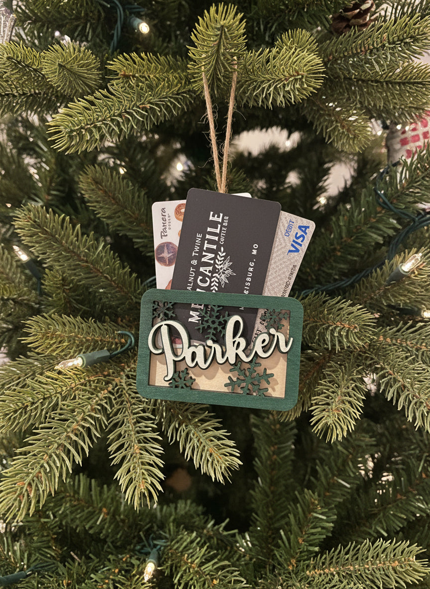 Gift Card Holder Ornament